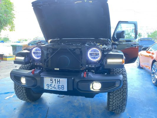 độ đèn xe oto