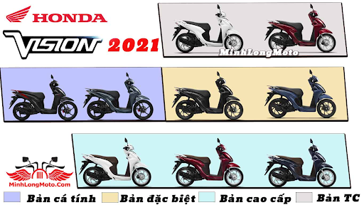 Honda Vision 2023 Giá lăn bánh thông số phiên bản màu mới
