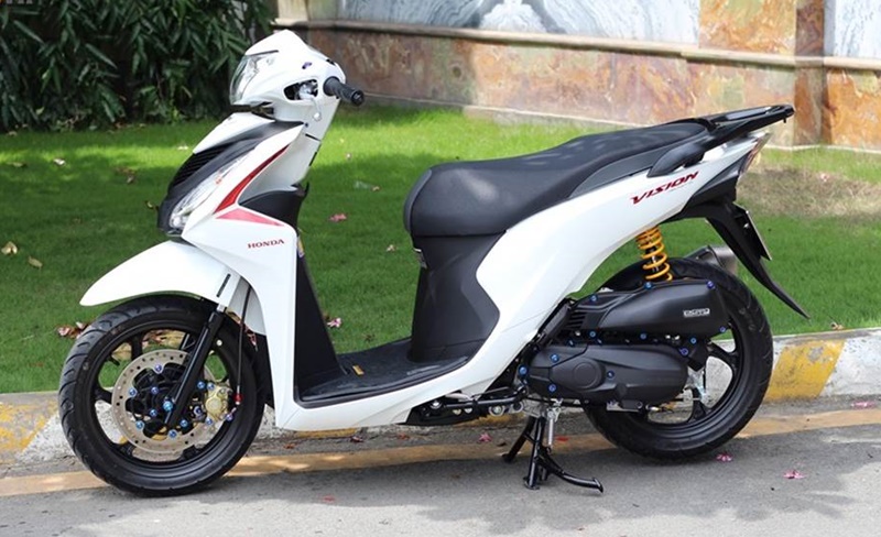 Honda Vision 2014 nâng cấp nhiều đồ chơi xe máy