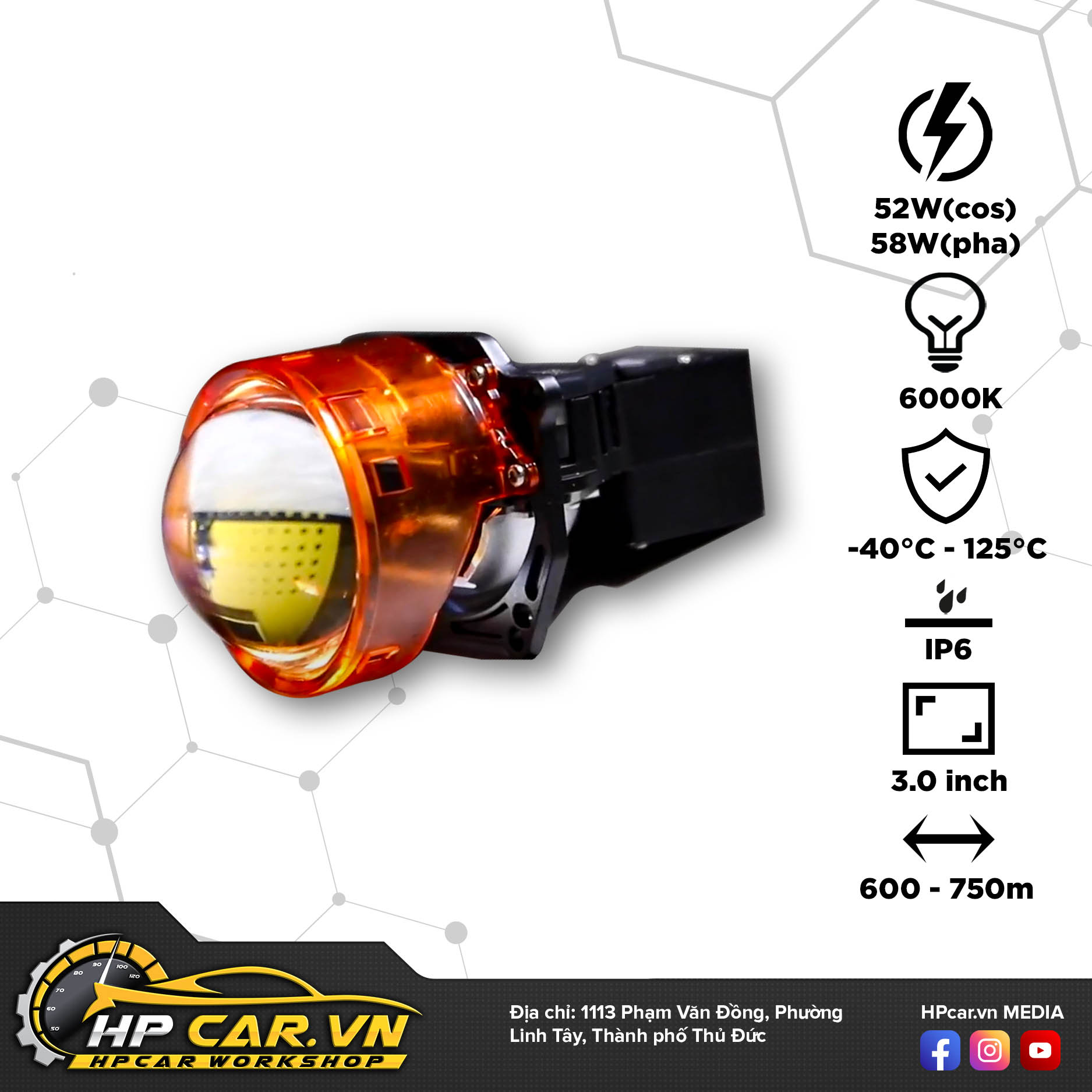 hpcar cung cấp Bi Led Aozoom Light Z16 Pro