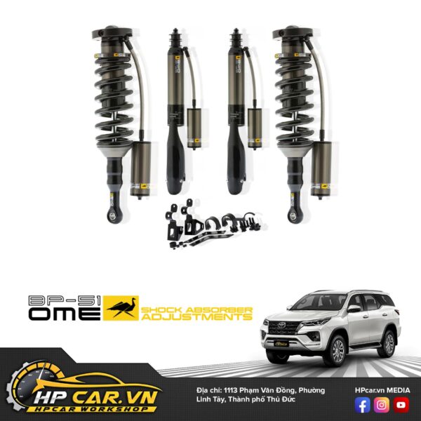 Phuộc OME BP-51 TOYOTA FORTUNER(2015 - PRESENT) 22 phuộc OME BP-51 TOYOTA FORTUNER(2015 - PRESENT)