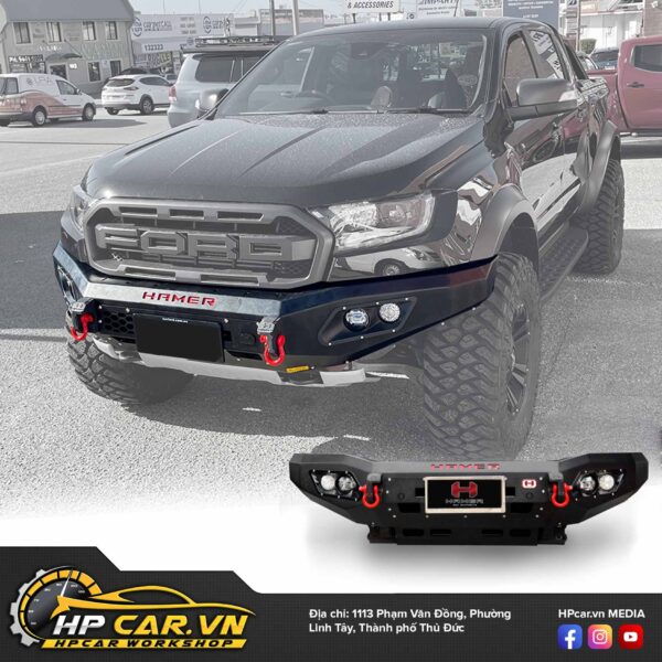 CẢN TRƯỚC HAMER M-SERIES MX202 CHO BÁN TẢI FORD RANGER 11 thông số Cản trước Hamer M-Series MX202 cho bán tải Ford Ranger