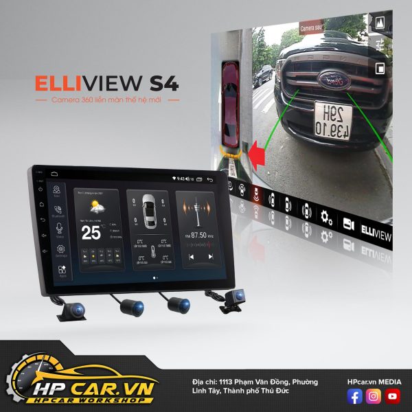 cấu hình Màn Hình Android Elliview S4 Basic [3GB32GB + Camera 360]
