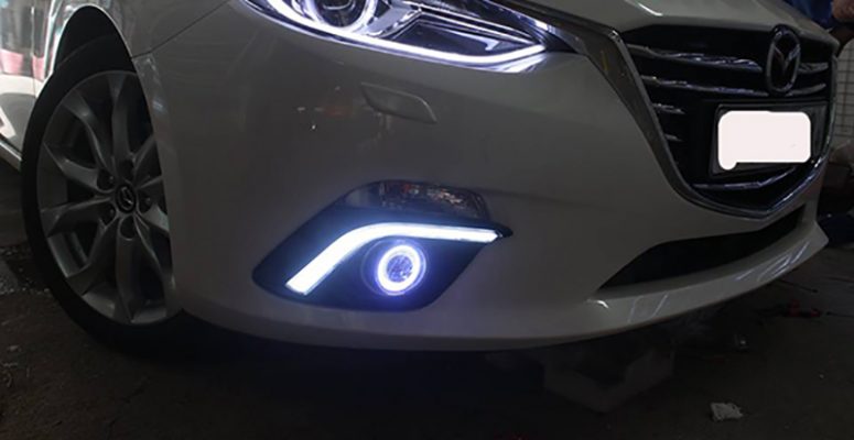 Độ đèn Mazda 2 đẹp
