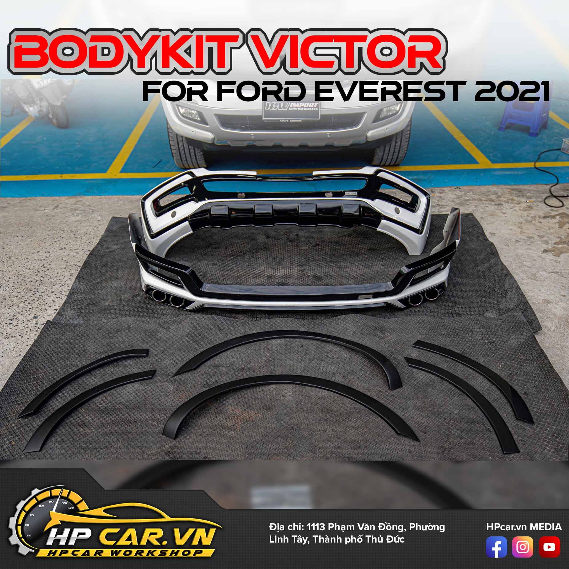 bodykit victor ford everest 2021 tai hcm