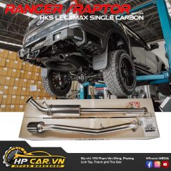 ỐNG XẢ HKS LEGAMAX SINGLE CARBON CHO FORD RANGER - RAPTOR NEXT GEN 9 ong xa hks legamax single carbon cho ford ranger raptor next gen