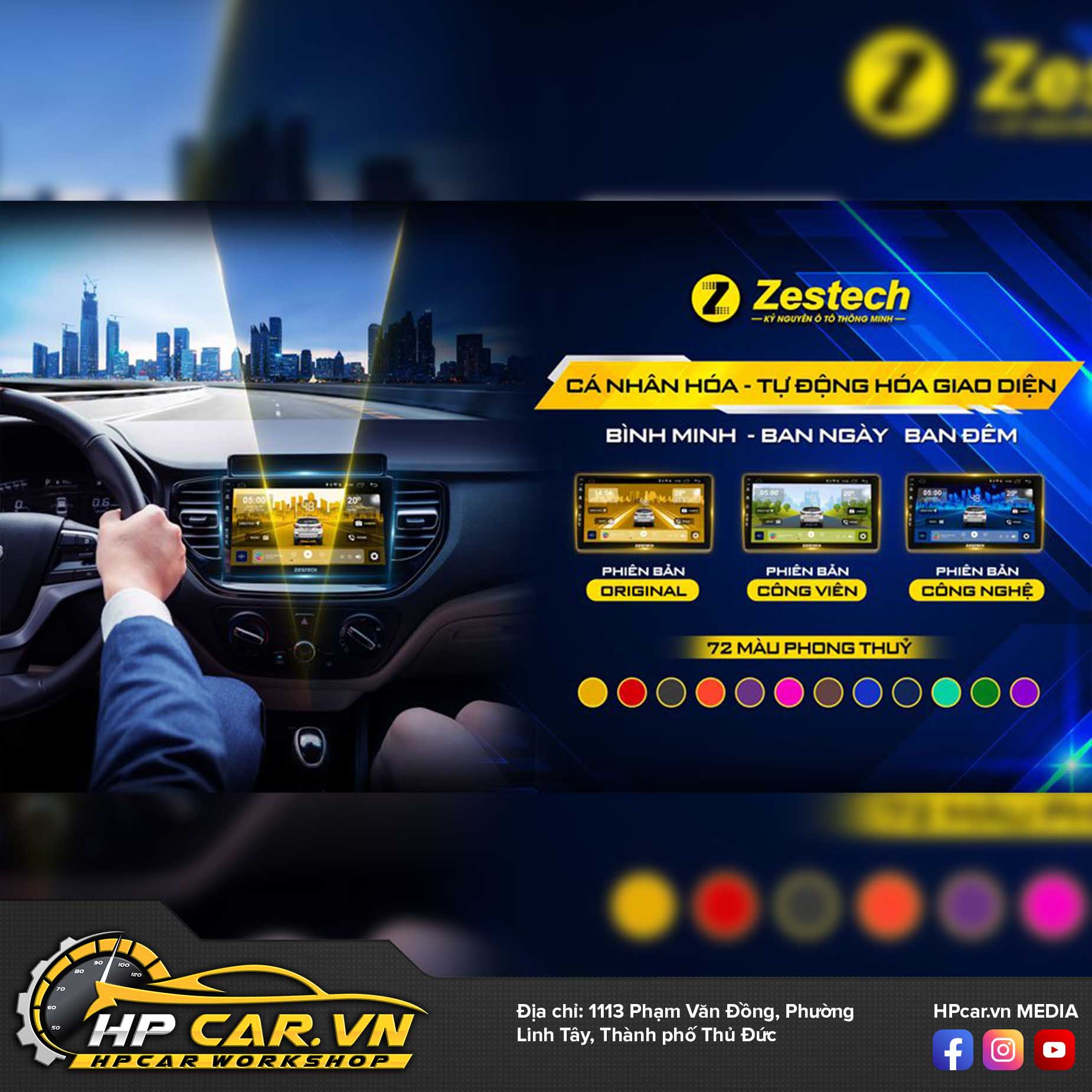màn hình Zestech ZT12.3 Bản tiêu chuẩn
